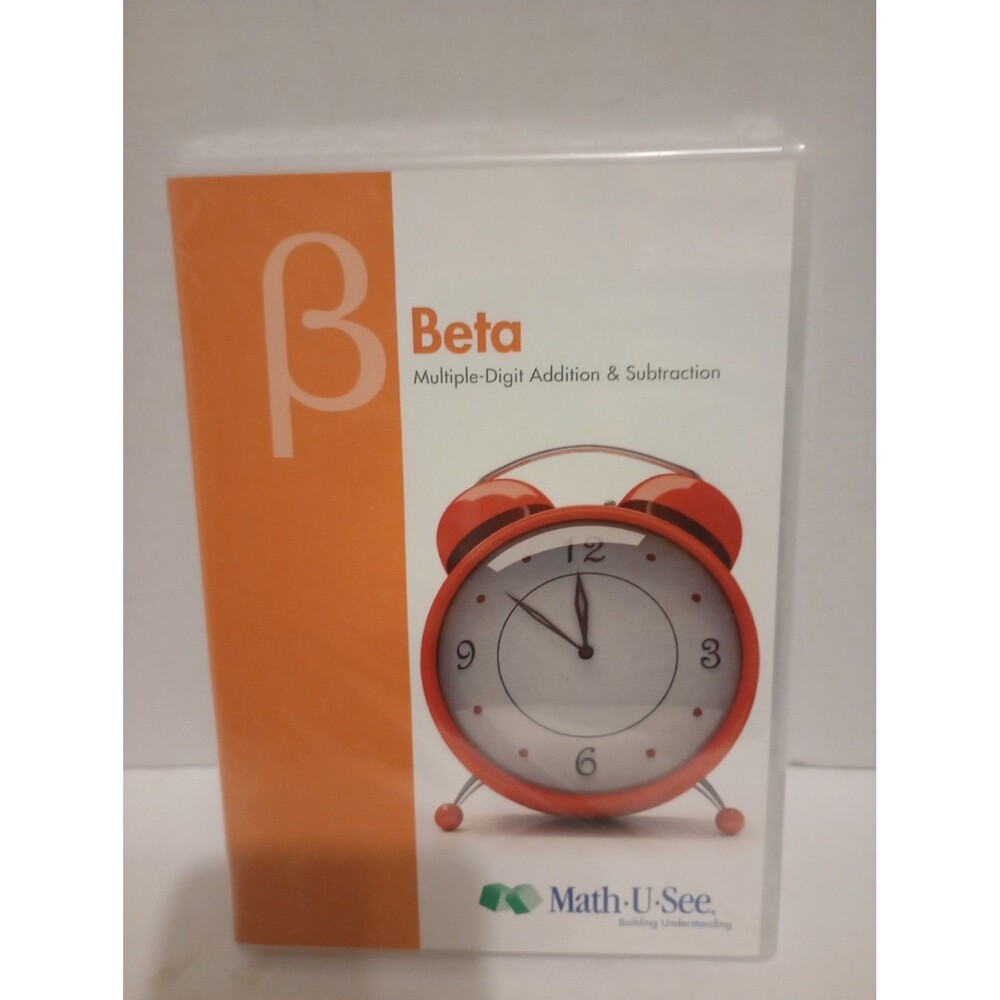 Beta by Math-U-See (2009, DVD) Brand New Sealed